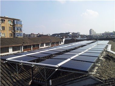 Bộ thu năng lượng mặt trời dòng chảy trực tiếp dân cư